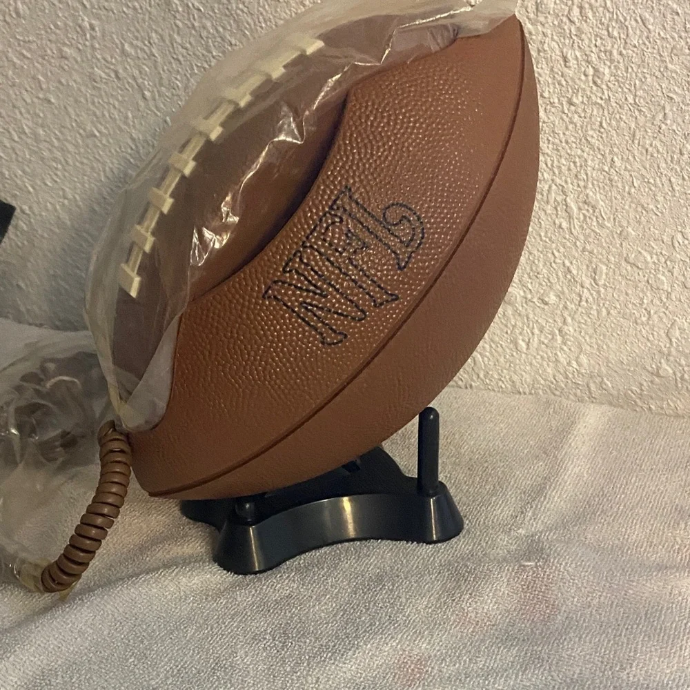 NFL Brown Football Phone with Stand
